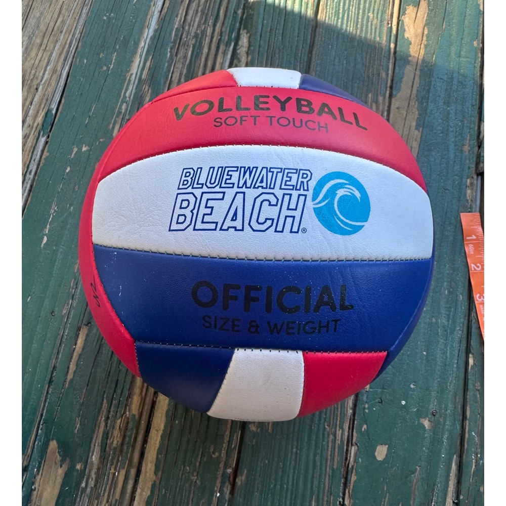 Bluewater Beach Volleyball Soft Touch Official Size Weight Red White Blue VB20